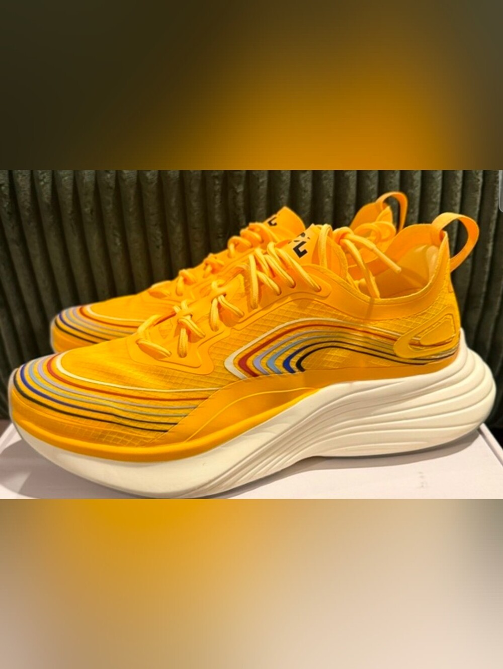 APL Yellow Multicolor Women's Athletic Sneakers